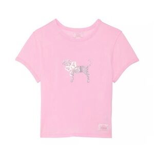 Limited edition LoveShackFancy x Victoria’s Secret PINK bling t-shirt